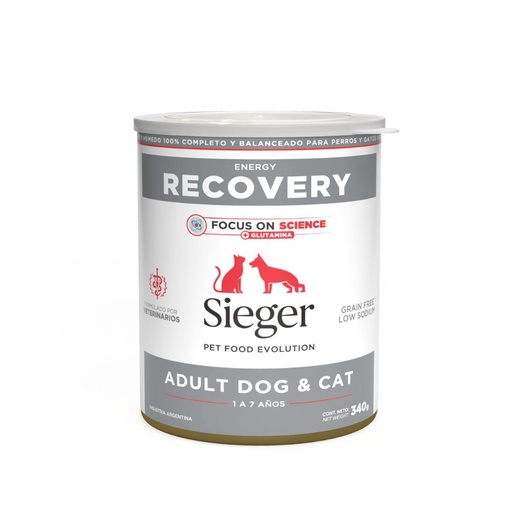 Lata Sieger Recovery x 340 gr