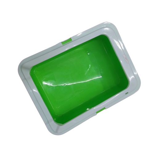 [C859] Litera con borde verde grande