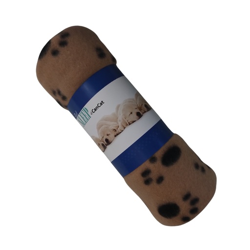 [72514] Manta polar con patitas CanCat 100x70cm
