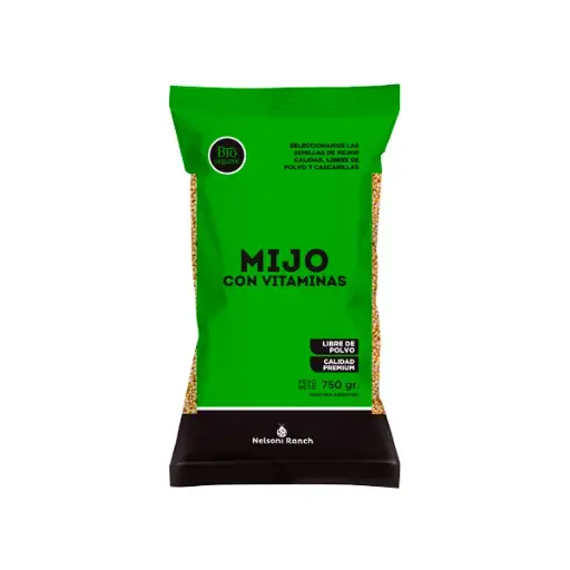 [N137] Mijo con vitaminas 10x750 grs Nelsoni (M)