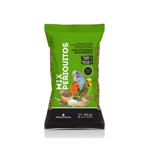 [N145] Mix periquitos Nelsoni Ranch x 750gr