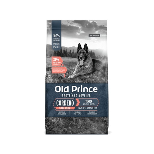 [7128] Old Prince Novel Cordero y Arroz Adultos Senior x 15kg