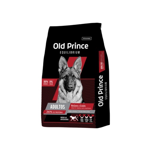 [6444] Old Prince Equilibrium dog adulto med/gr x 20kg
