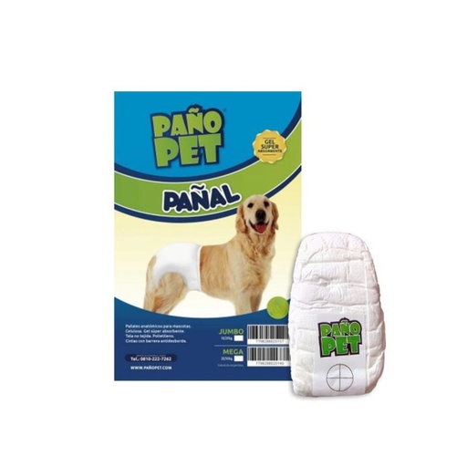[PAÑOM] Panal Pañopet mediano hasta 2kg x 3 unidades