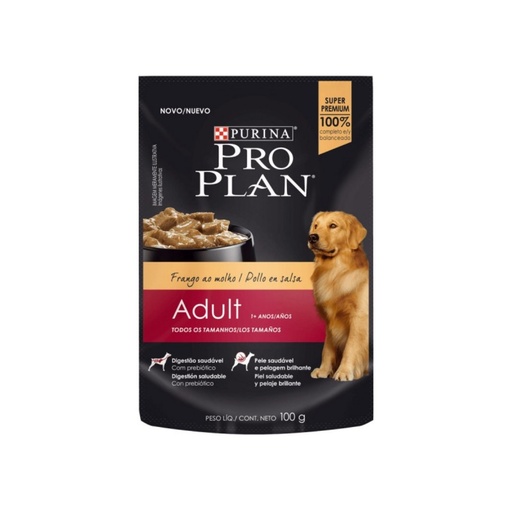 Pouch Pro Plan Adult Dog Chicken x 100gr