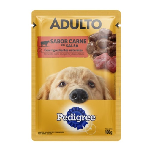 [cpac12] Pouch Pedigree Adulto Carne x 100gr