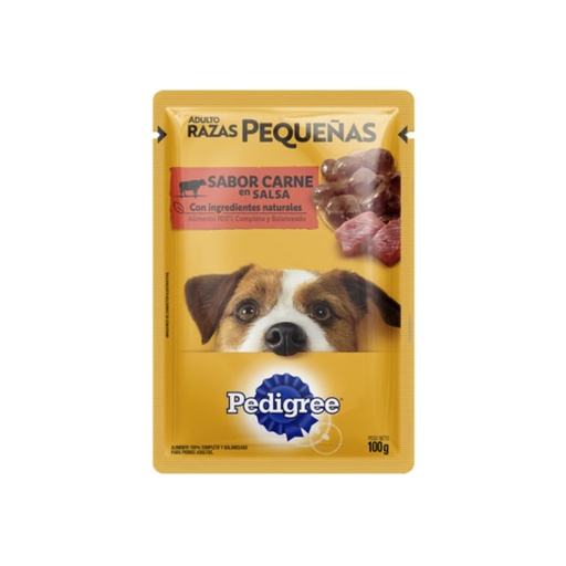 [cprpc12] Pouch Pedigree Adulto Razas Pequeñas Carne x 100gr