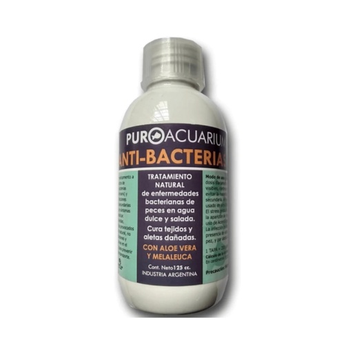 [1306] PuroAcuarium Antibacterias x 125cc