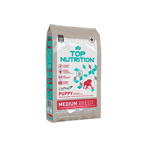 [2501] Top Nutrition Dog Puppy Medium x 3kg