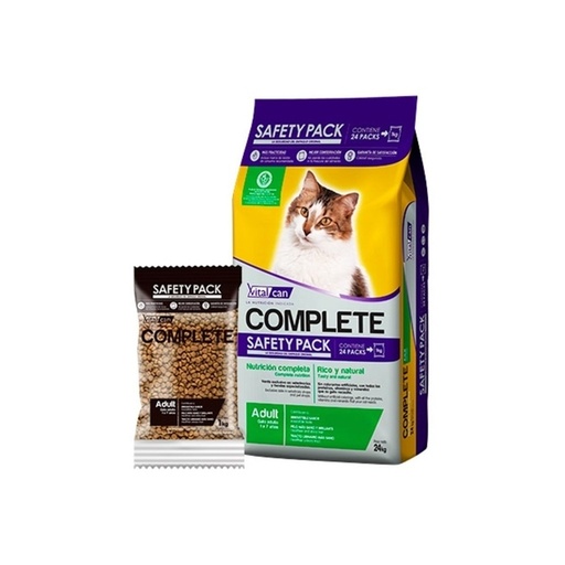 [25633] Vital Complete Cat Adulto Safety Pack x 24kg 