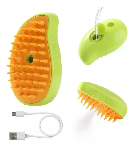 [6985668875686] Cepillo a vapor quitapelos masajeador para perros y gatos