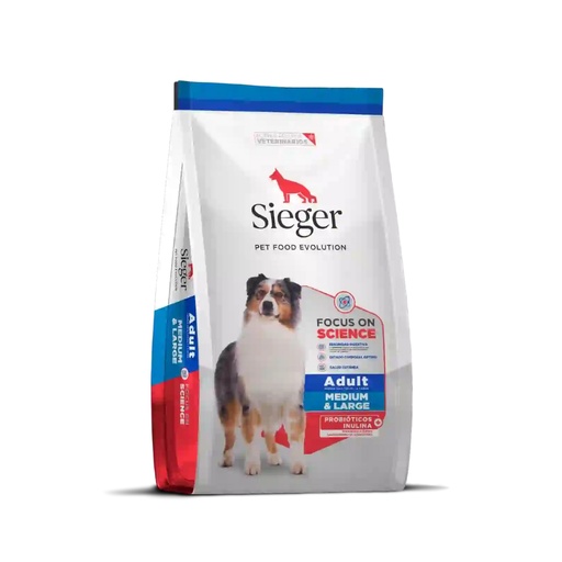 [03-09-01-31] Sieger Dog Adult Medium & Large Breed x 15kg
