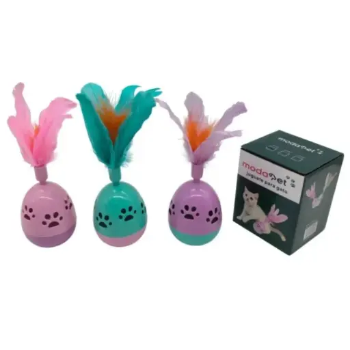 [6988351312307] Juguete gato huevo trompo