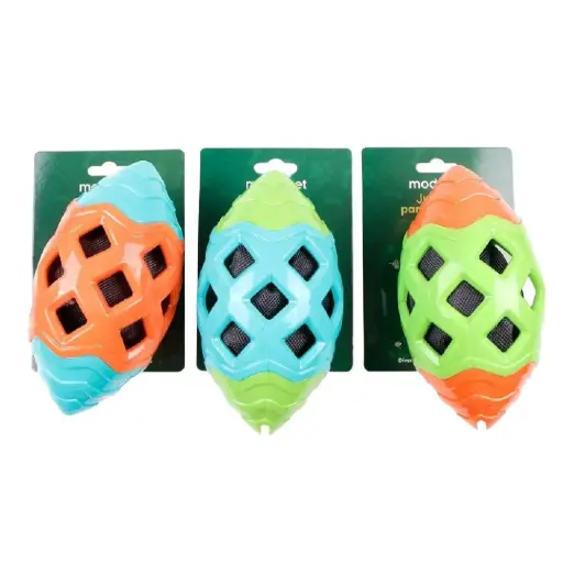 [6937240711387] Pelota rugby mordillo bicolor