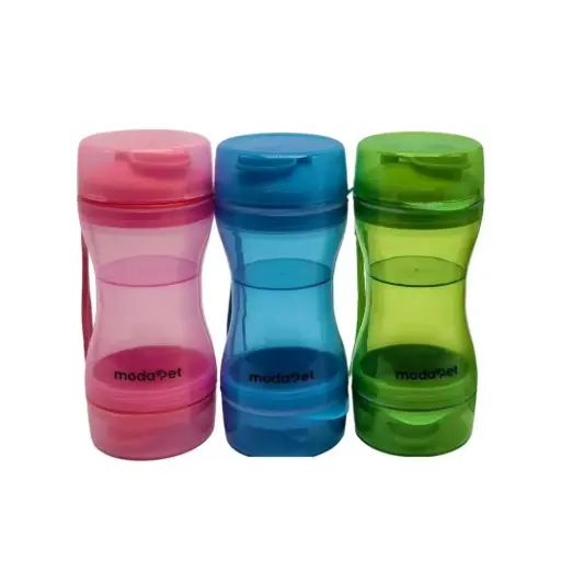 [6975568221454] Botella bebedero y comedero portátil