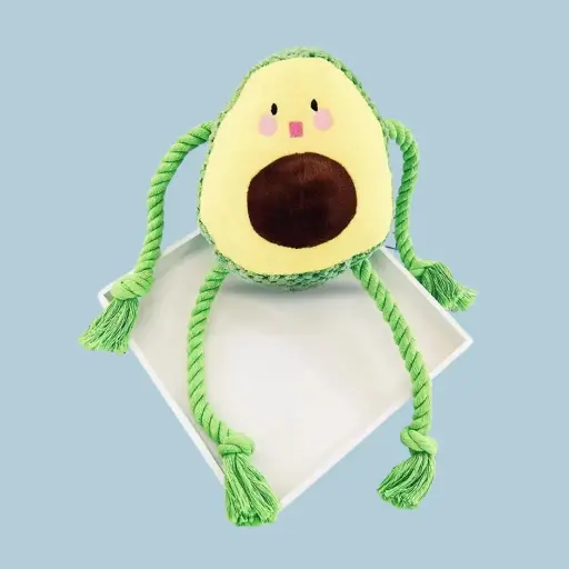 [8672250424510] Juguete de peluche palta con sogas