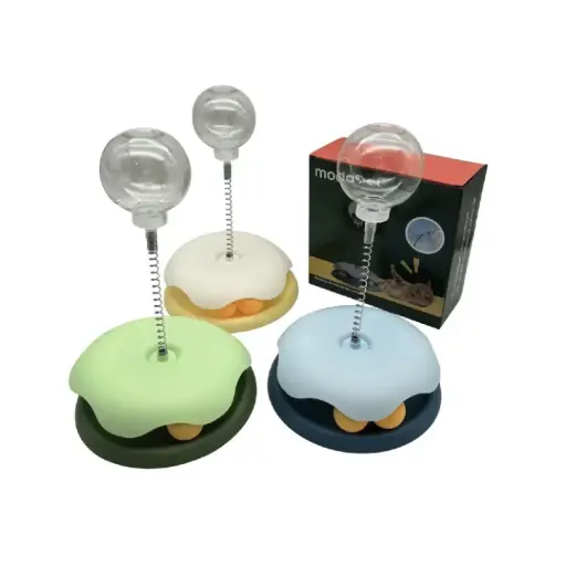 [6937241017013] Juguete gato canasto con pelota y dosificador