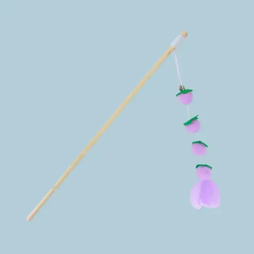 [8672250803124] Cañita para gato frutillas