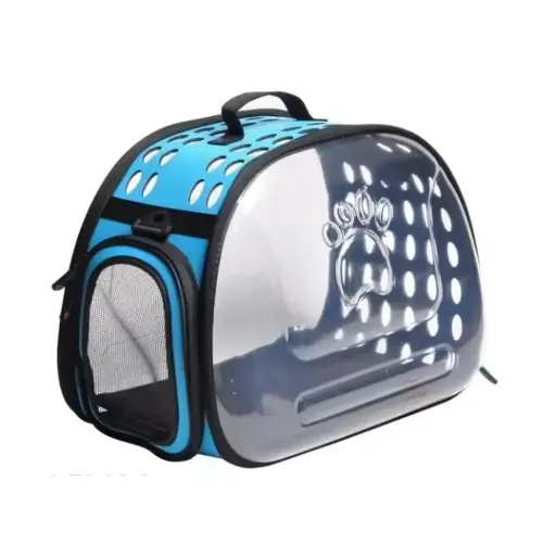 [6937250819158] Bolso transportadora burbuja transparente 42x28x33cm