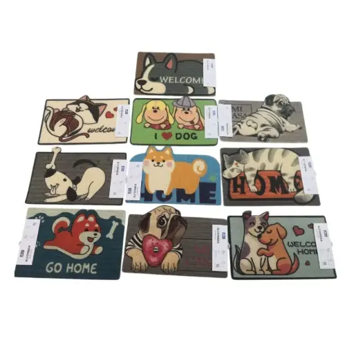 [6935240612031] Alfombra hogar varios diseños 40x60cm