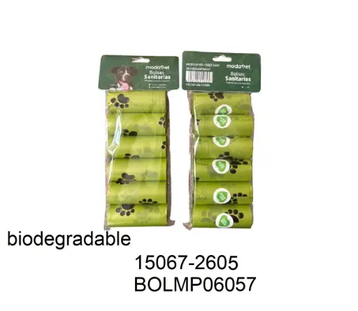 [6937260106057] Bolsita recolectora biodegradable 6 unidades