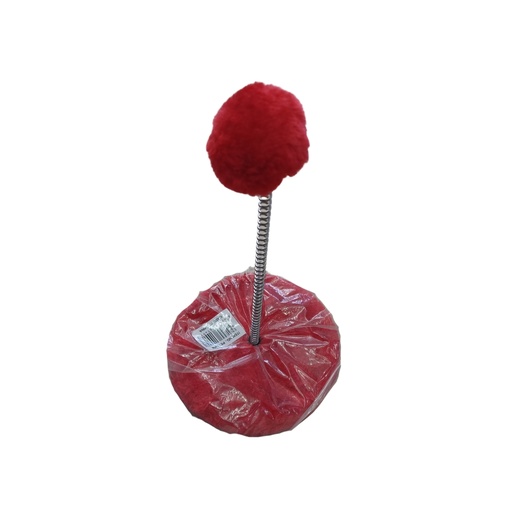 [PET8258] Base de plush con resorte y pompon 15cm